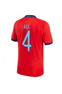 Engeland Declan Rice #4 Voetbaltruitje Uit tenue WK 2022 Korte Mouw